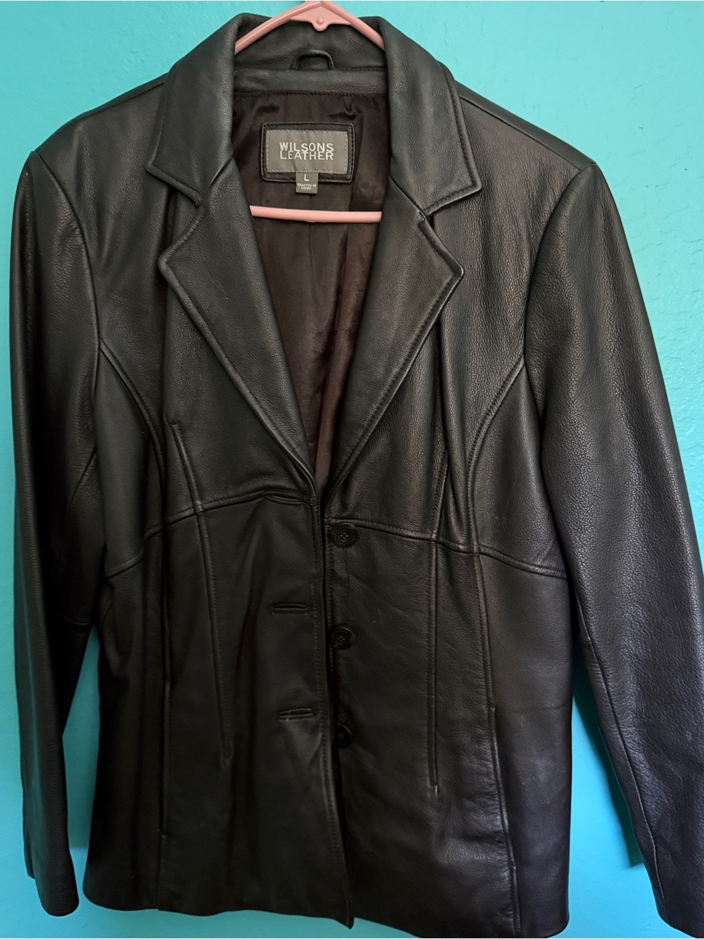 Wilsons Leather Women's Blazer Black 2006